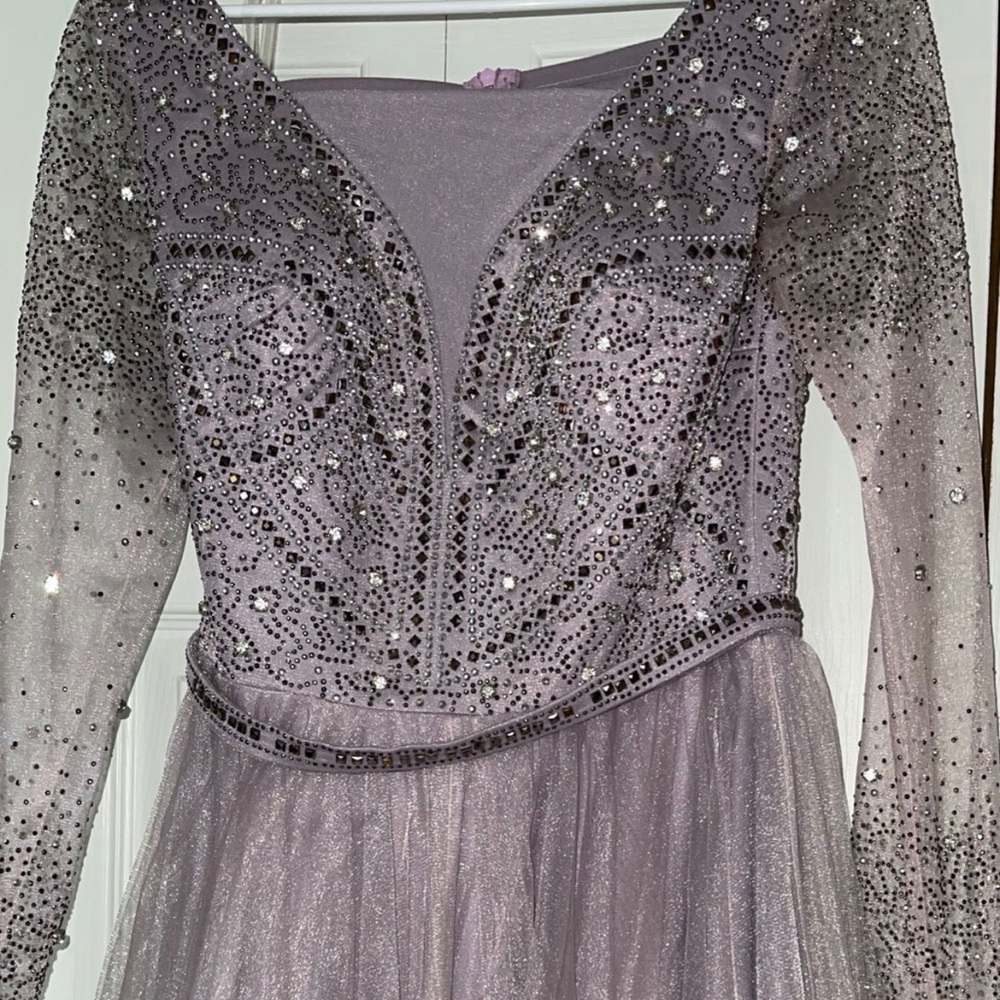 Lavender event or party fancy dress